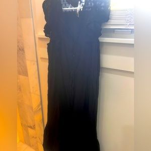 Emerson Fry India collection black dress.